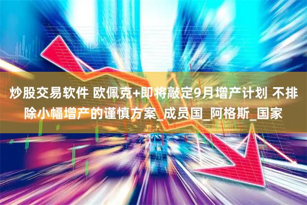 炒股交易软件 欧佩克+即将敲定9月增产计划 不排除小幅增产的谨慎方案_成员国_阿格斯_国家